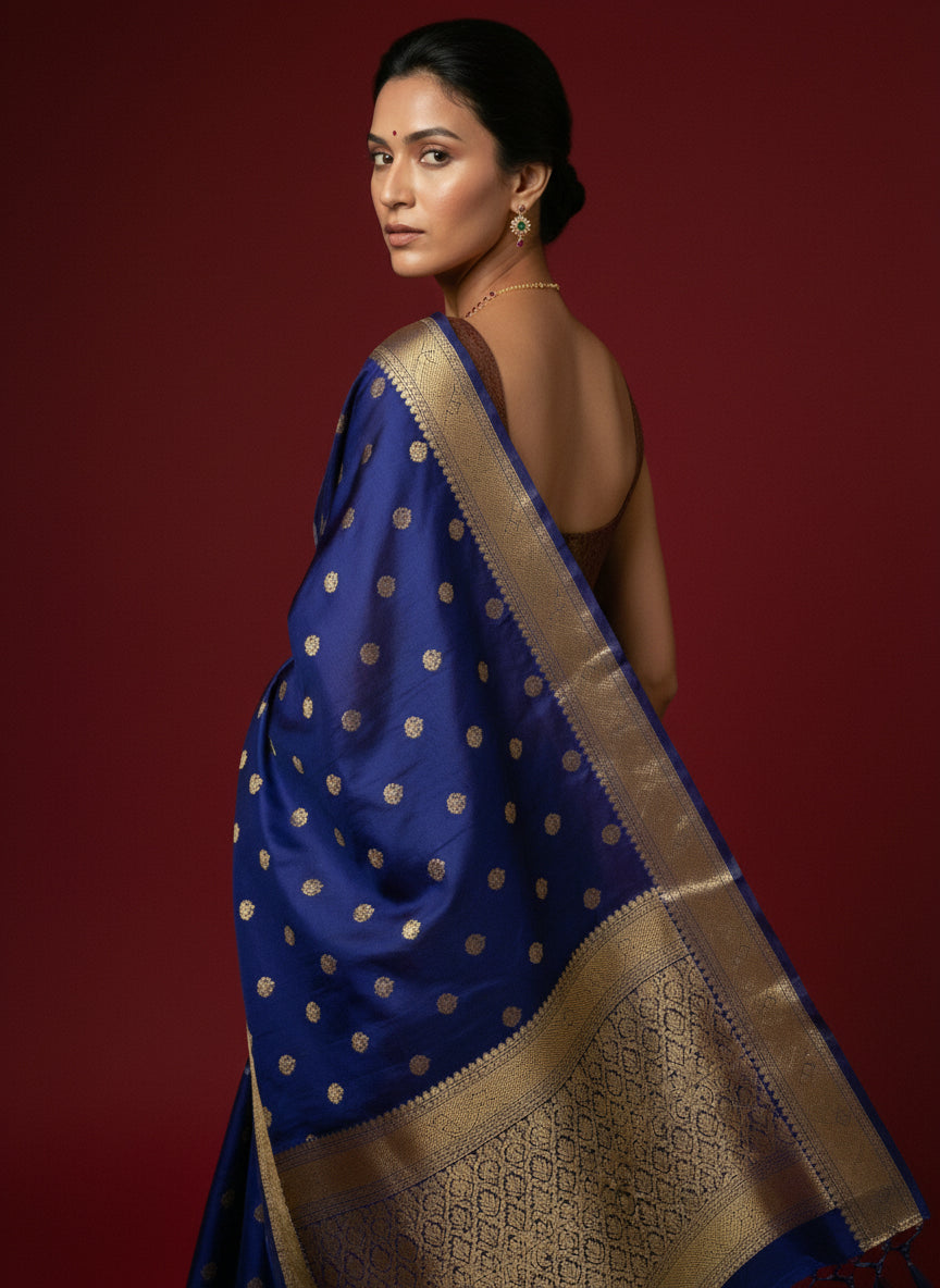 Women's Paisley Floral Design Saree Blouse