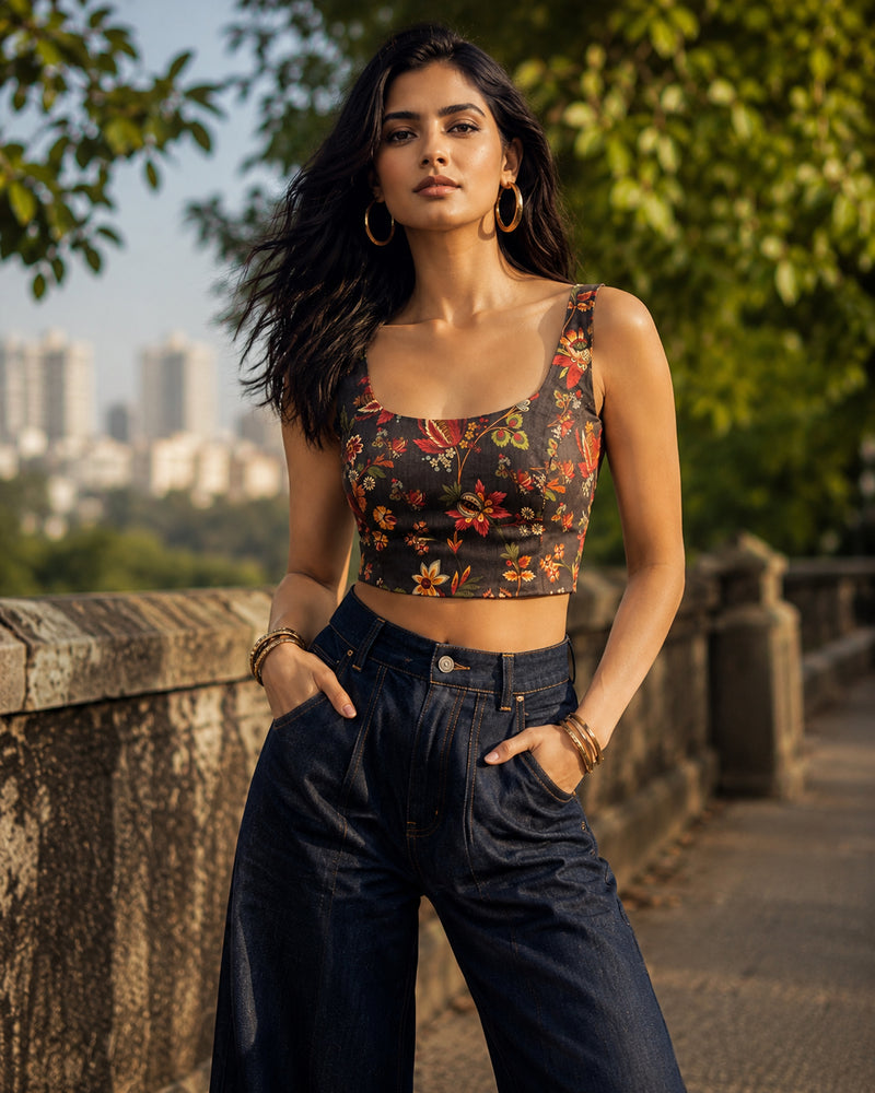 Aar Paar'26 Reversible Saree Blouse