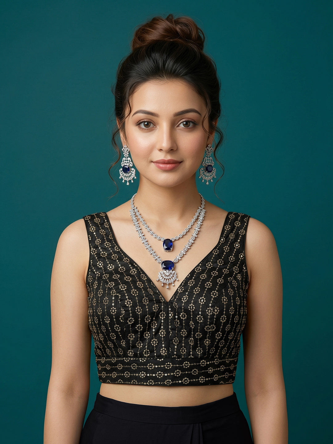 Silk Embroidered Blouse