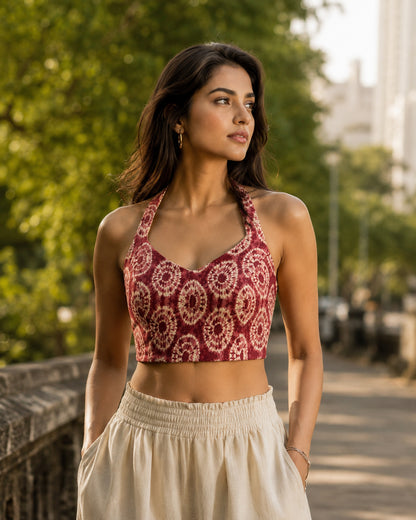 Aar Paar'26 Reversible Saree Blouse