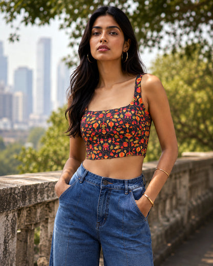 Aar Paar'26 Reversible Saree Blouse