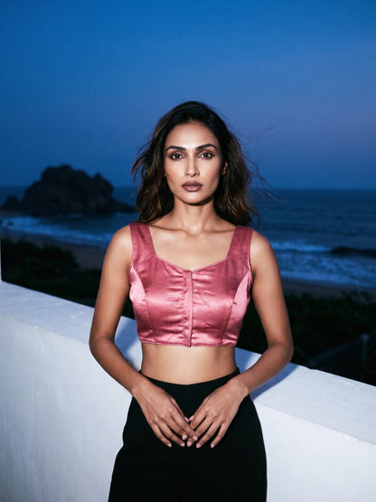 Satin Stretchable Blouse