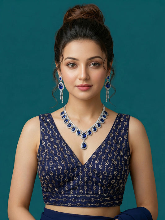 Silk Embroidered Blouse