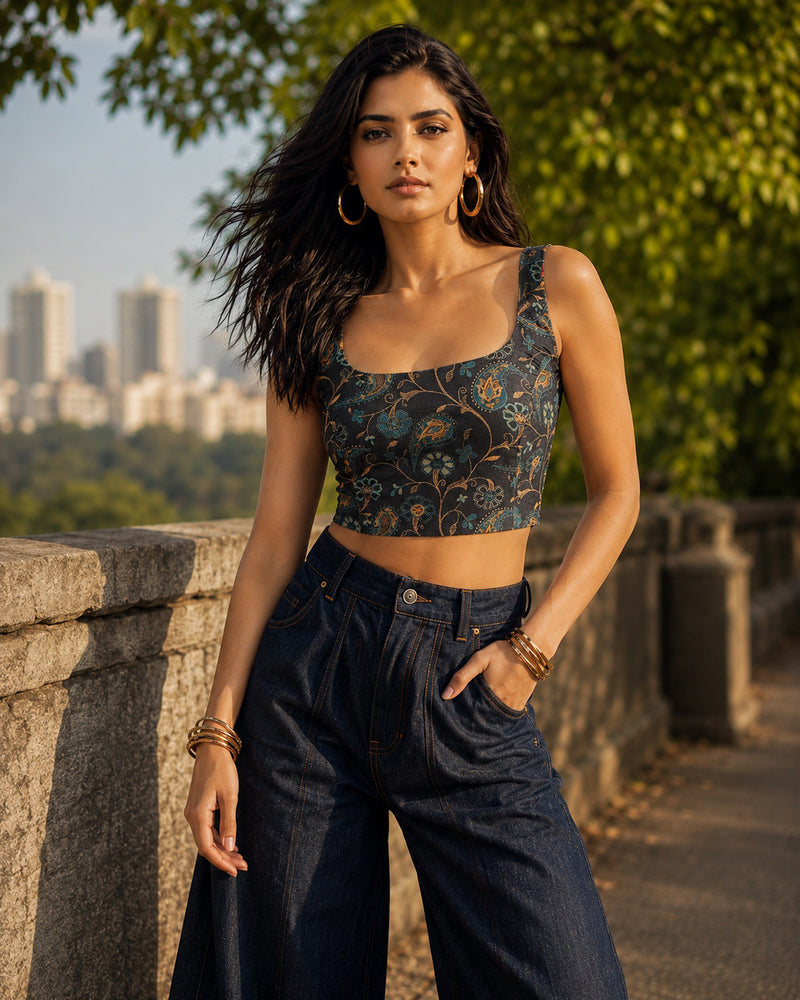 Aar Paar'26 Reversible Saree Blouse