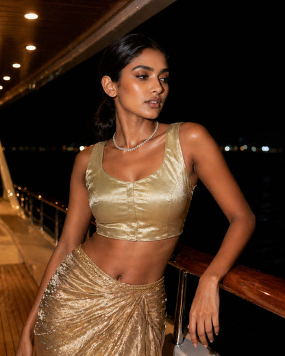 Satin Stretchable Blouse