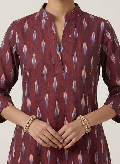 Printed Pure Cotton Blend Kurti