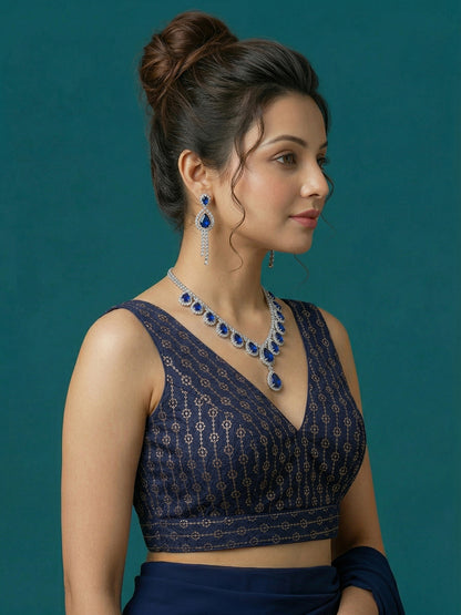 Silk Embroidered Blouse