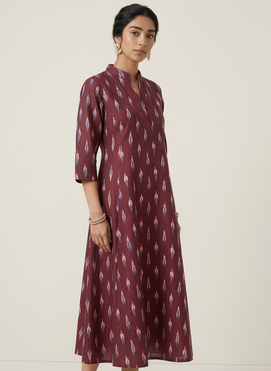 Printed Pure Cotton Blend Kurti