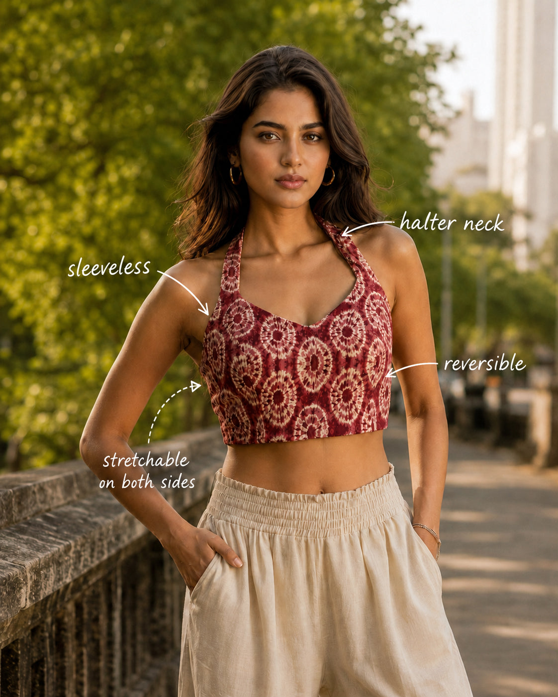 Aar Paar'26 Reversible Saree Blouse