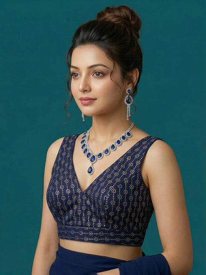Silk Embroidered Blouse