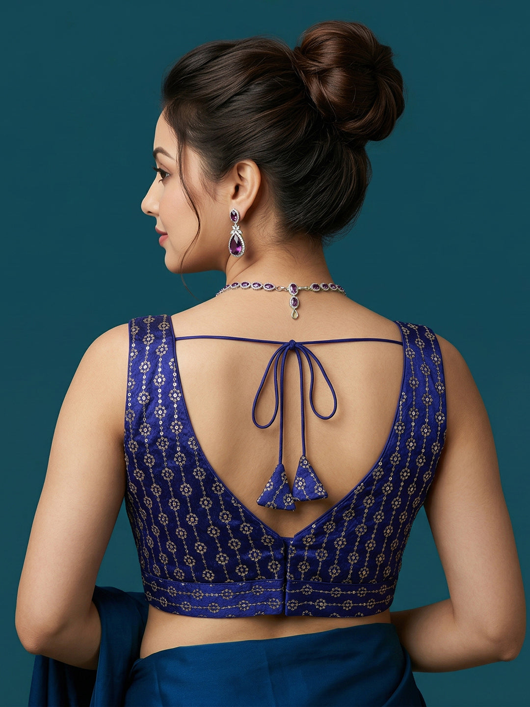 Silk Embroidered Blouse