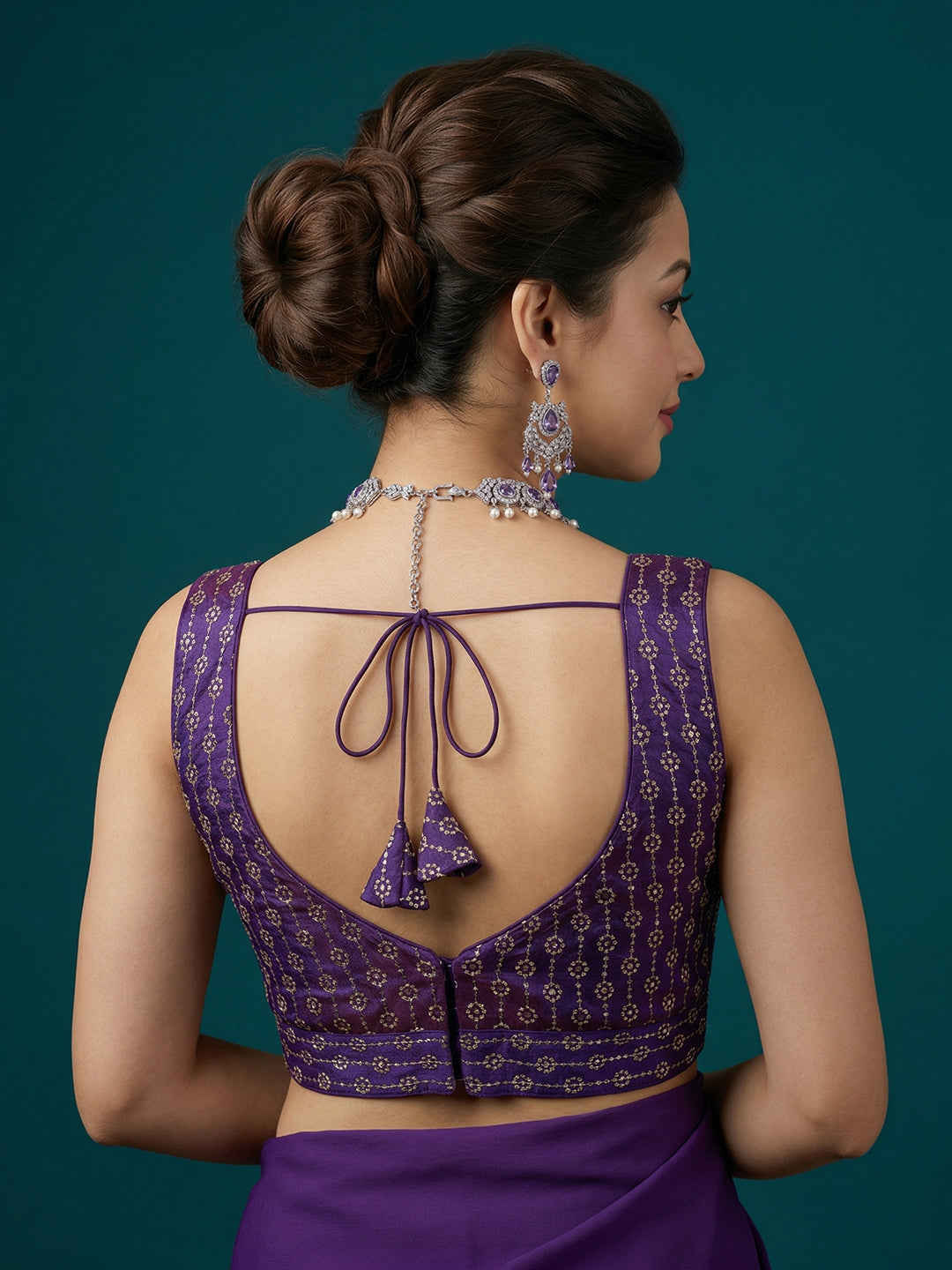 Silk Embroidered Blouse