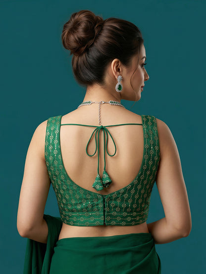 Silk Embroidered Blouse