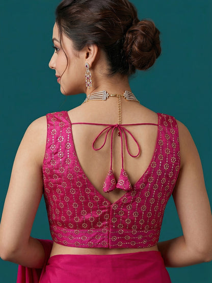 Silk Embroidered Blouse