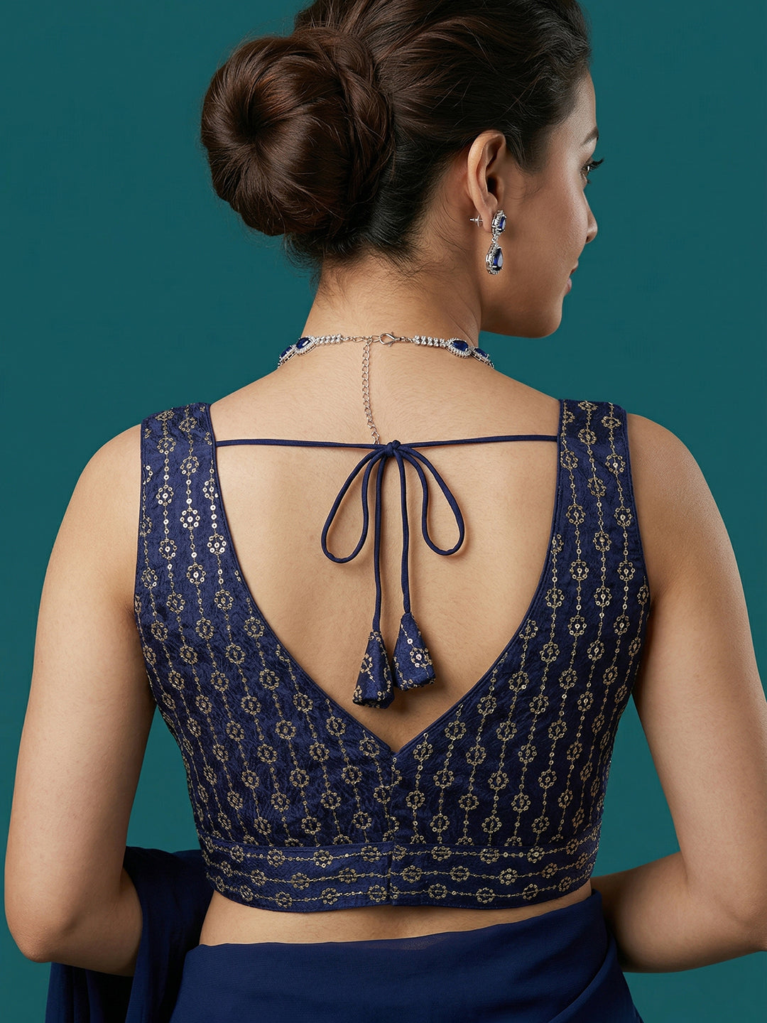 Silk Embroidered Blouse