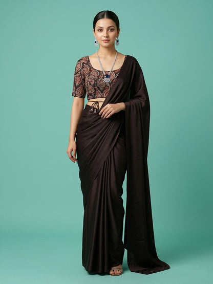 kalamkari Designer Black Blouse