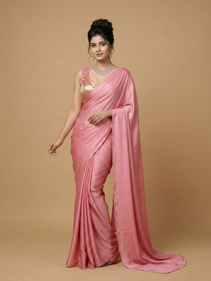 Woven Pink Design Blouse