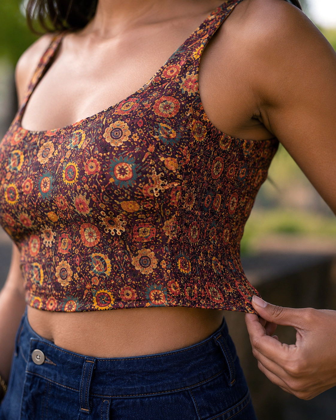 Aar Paar'26 Reversible Saree Blouse