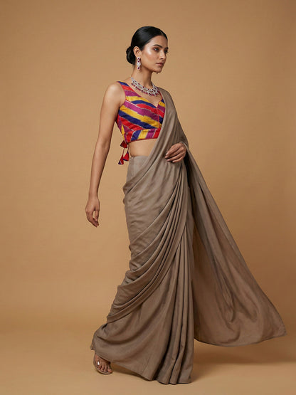 Multi Red Coloured Blouse