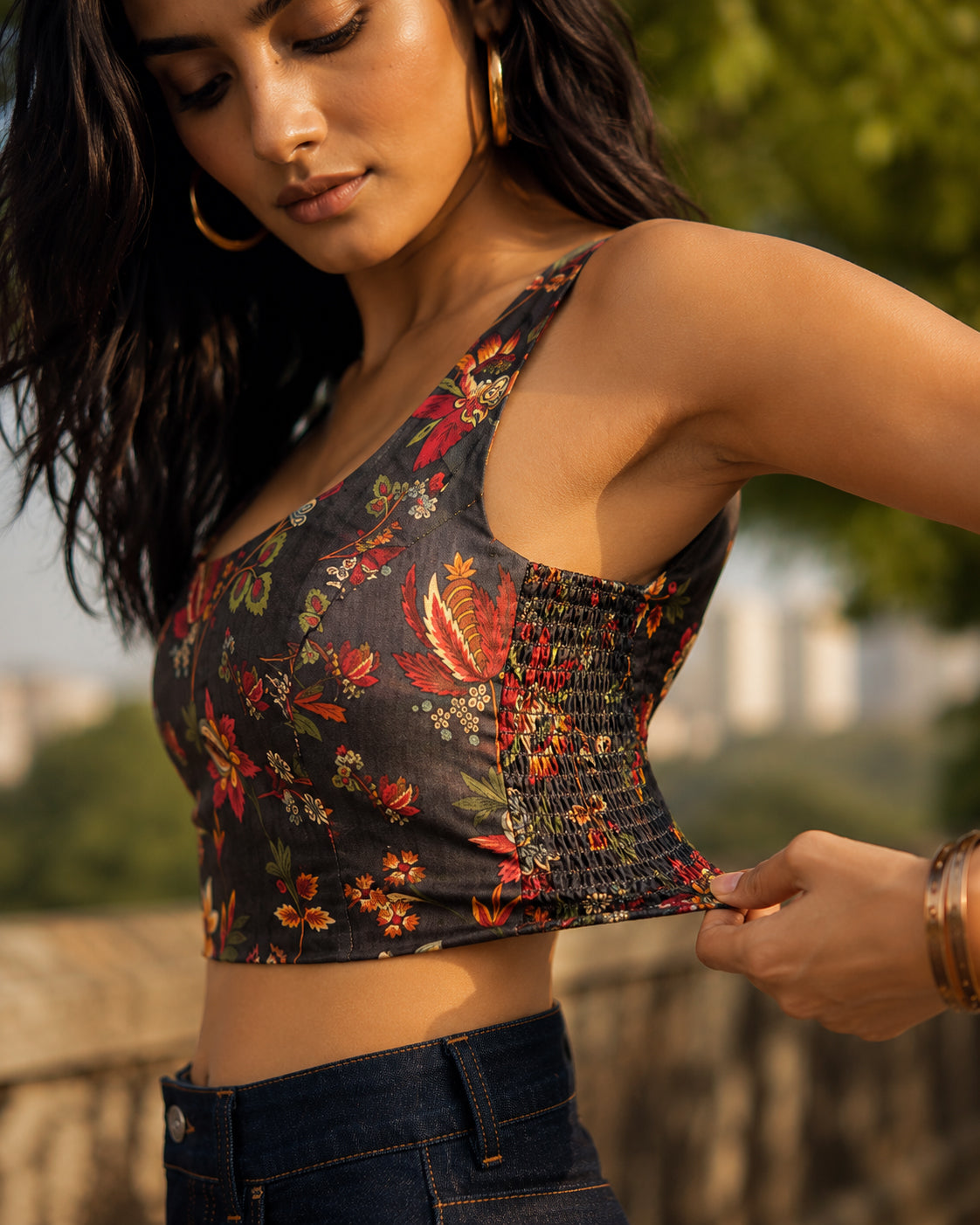 Aar Paar'26 Reversible Saree Blouse