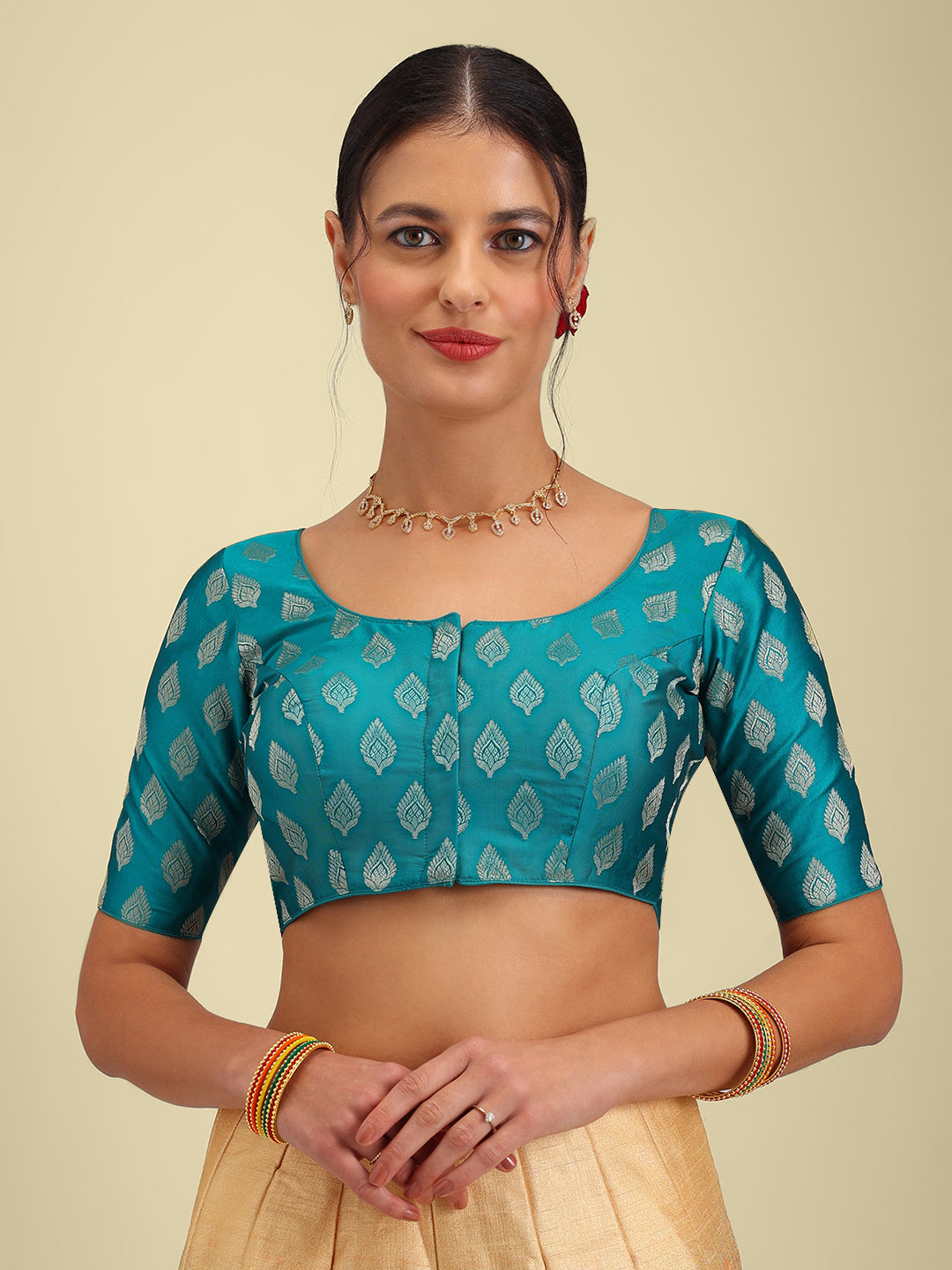 Women's Designer Brocade Saree Blouse