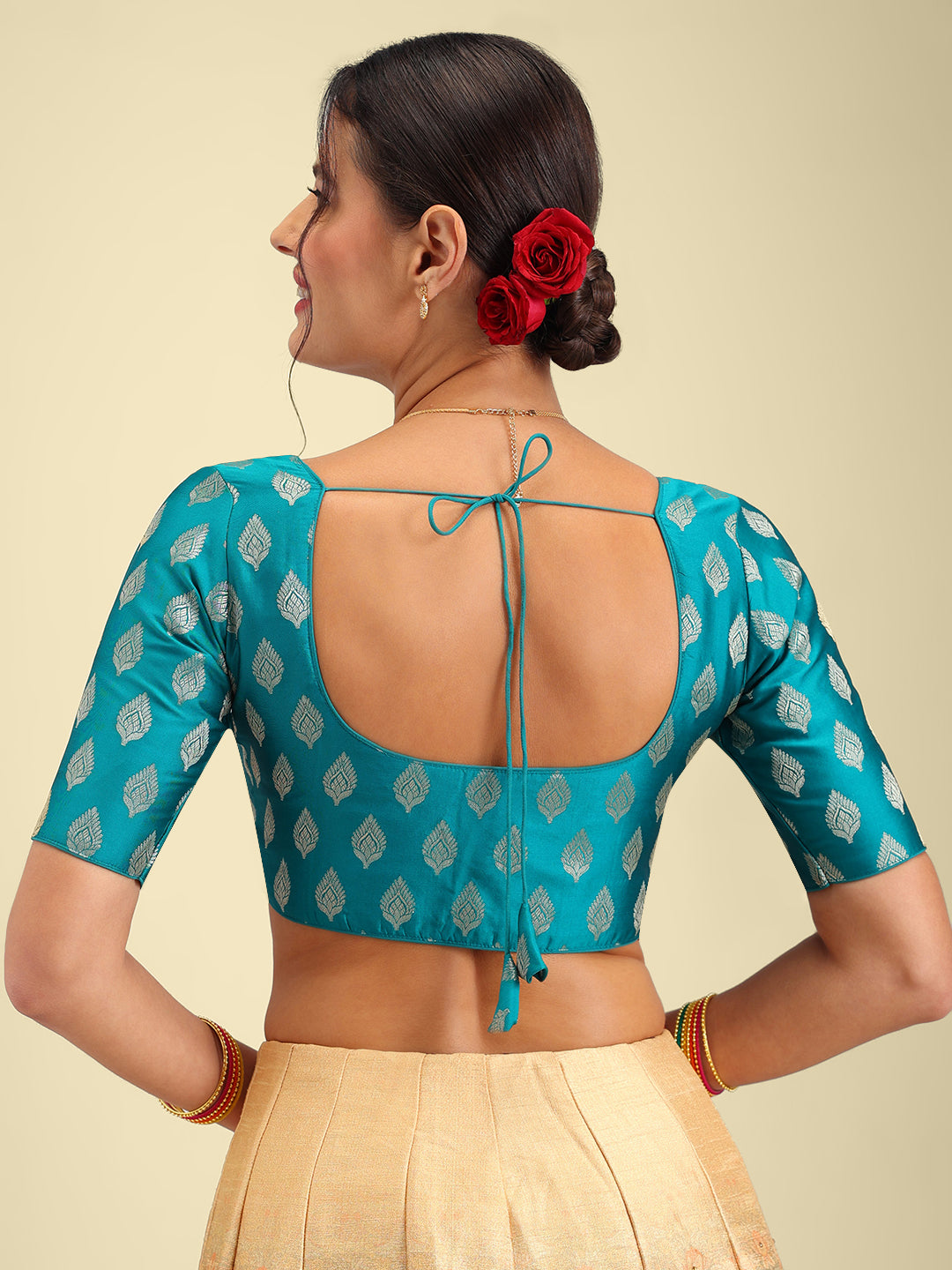 Women's Designer Brocade Saree Blouse