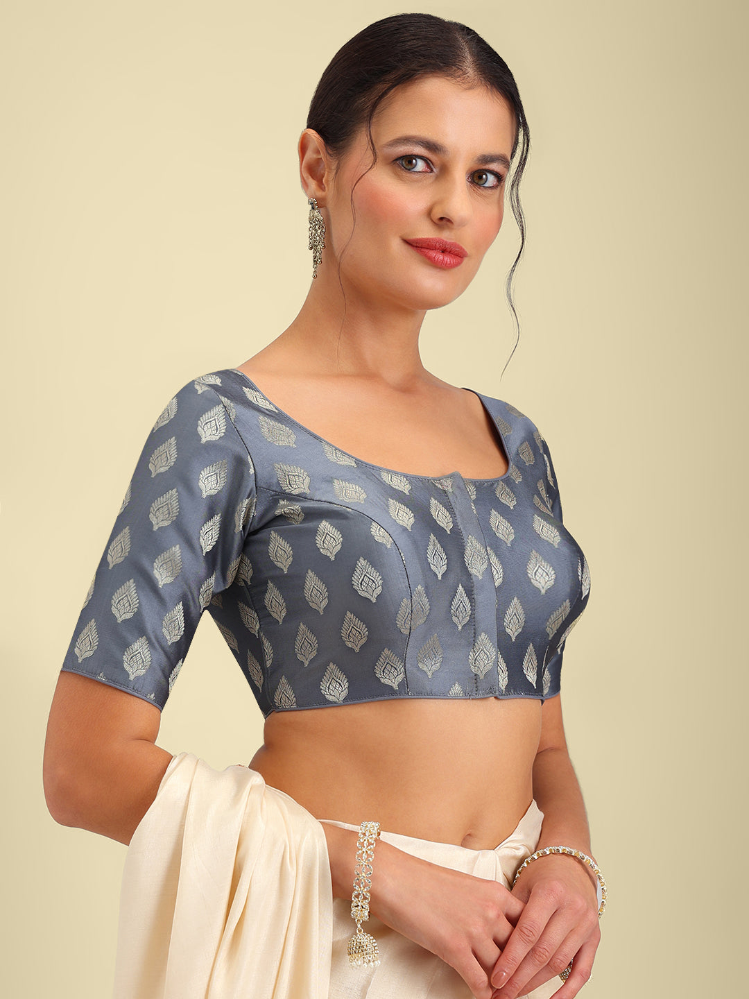 Women's Designer Brocade Saree Blouse