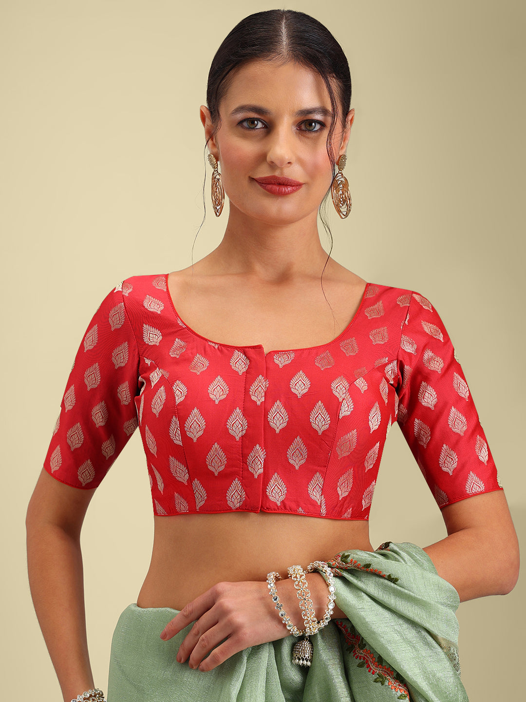 Women's Designer Brocade Saree Blouse