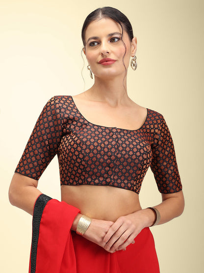 Women's Designer Brocade Saree Blouse