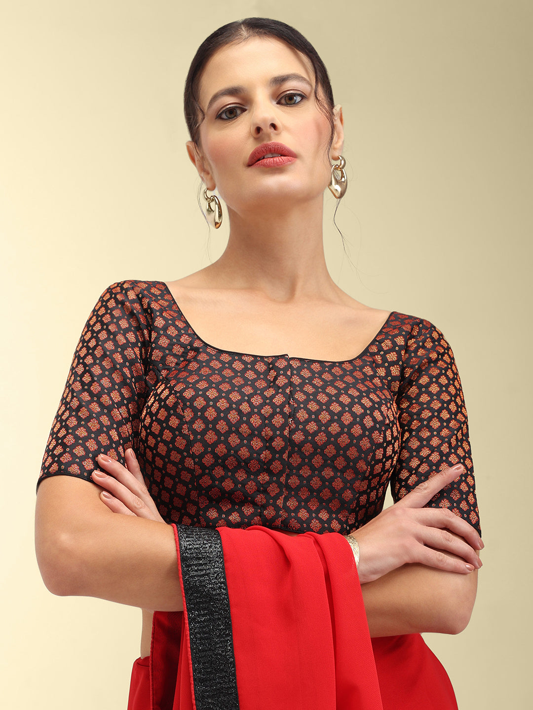 Women's Designer Brocade Saree Blouse