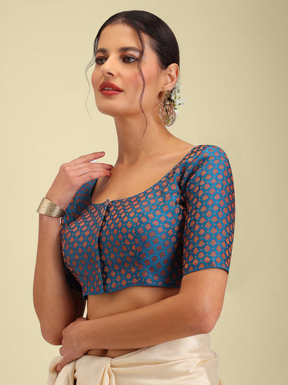 Women's Designer Brocade Saree Blouse