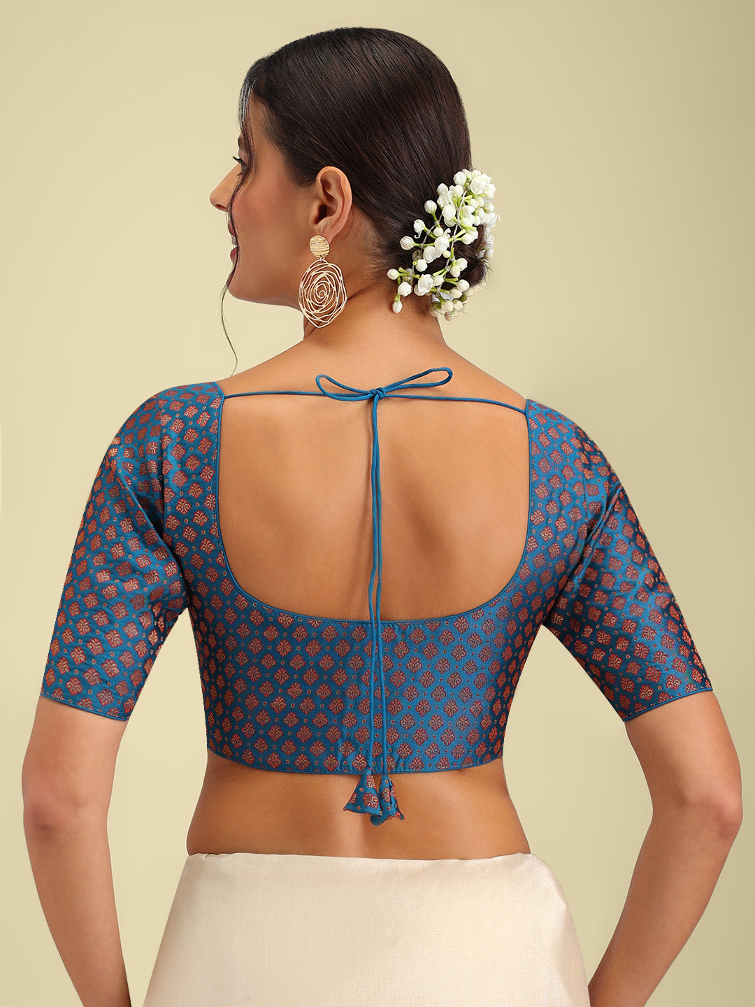 Women's Designer Brocade Saree Blouse