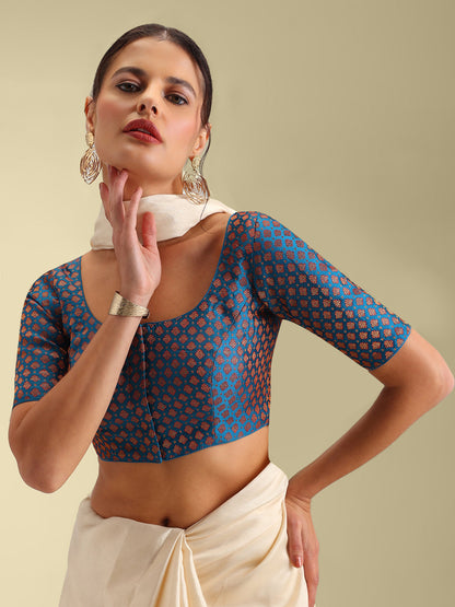 Women's Designer Brocade Saree Blouse