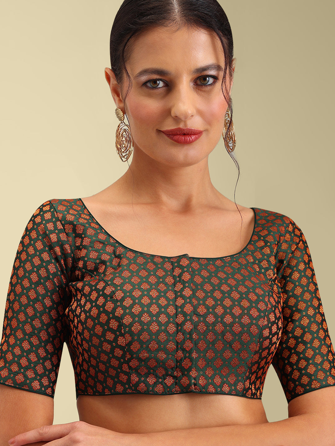 Women's Designer Brocade Saree Blouse