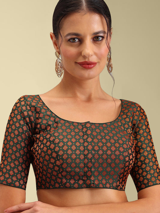Women's Designer Brocade Saree Blouse