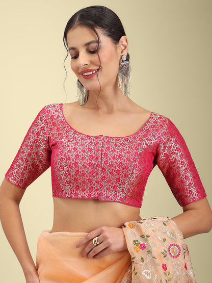 Women's Designer Brocade Saree Blouse