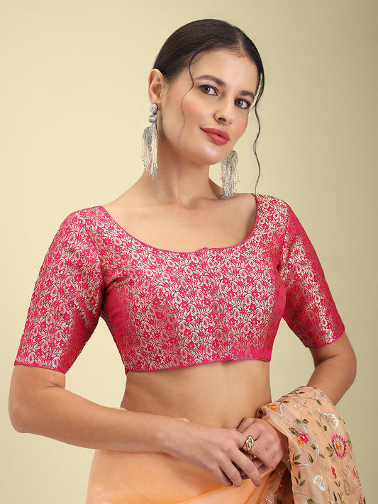 Women's Designer Brocade Saree Blouse