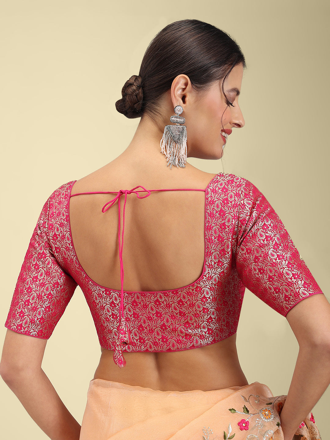 Women's Designer Brocade Saree Blouse