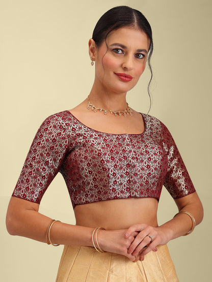 Women's Designer Brocade Saree Blouse