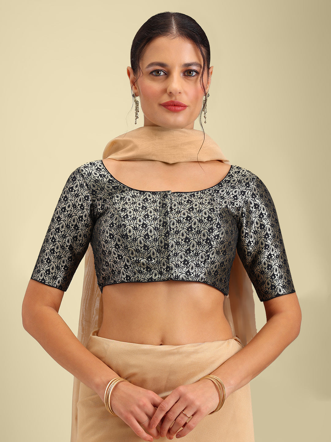 Women's Designer Brocade Saree Blouse