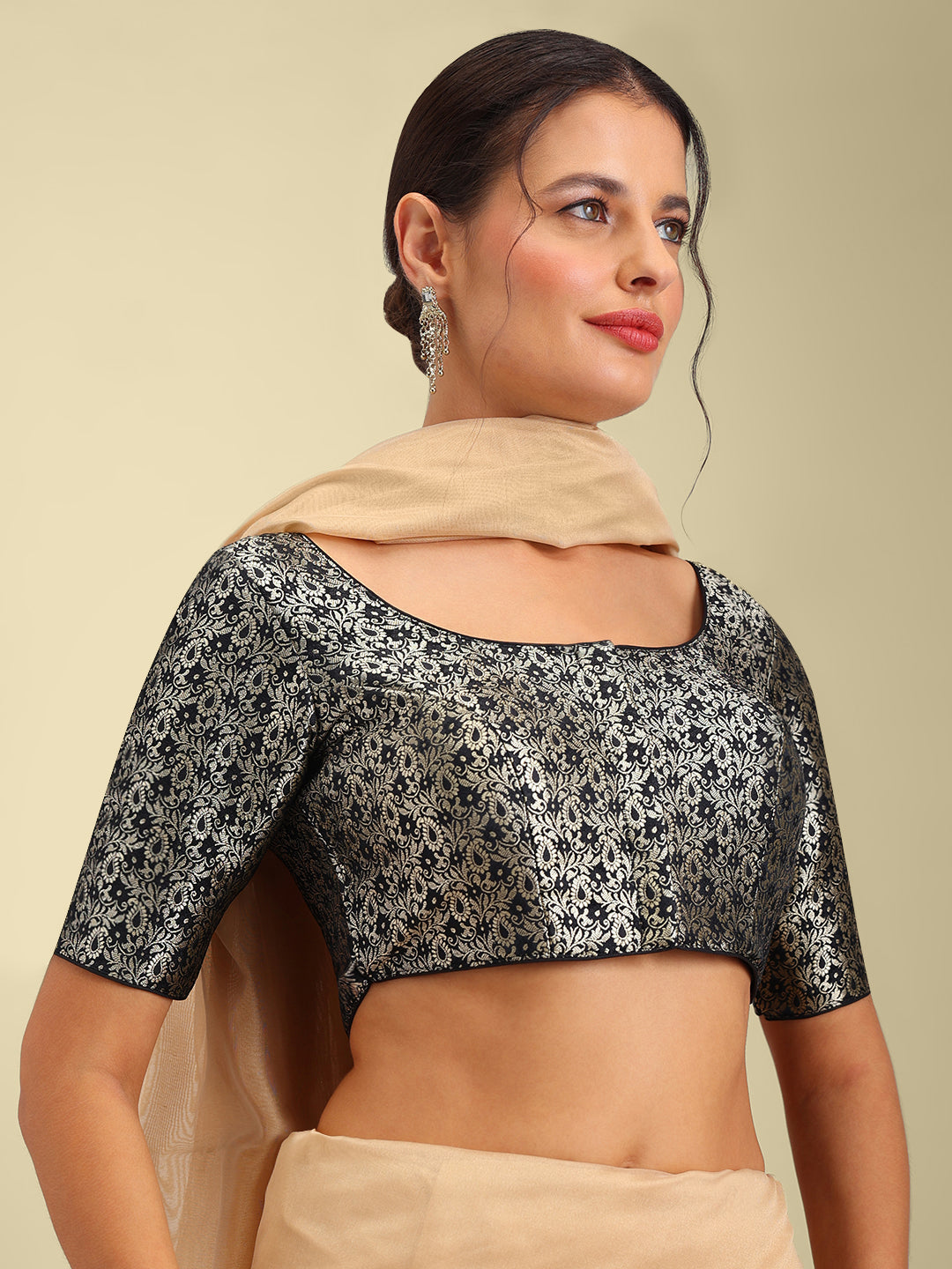 Women's Designer Brocade Saree Blouse