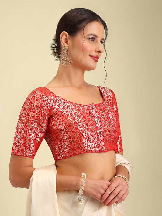 Women's Designer Brocade Saree Blouse