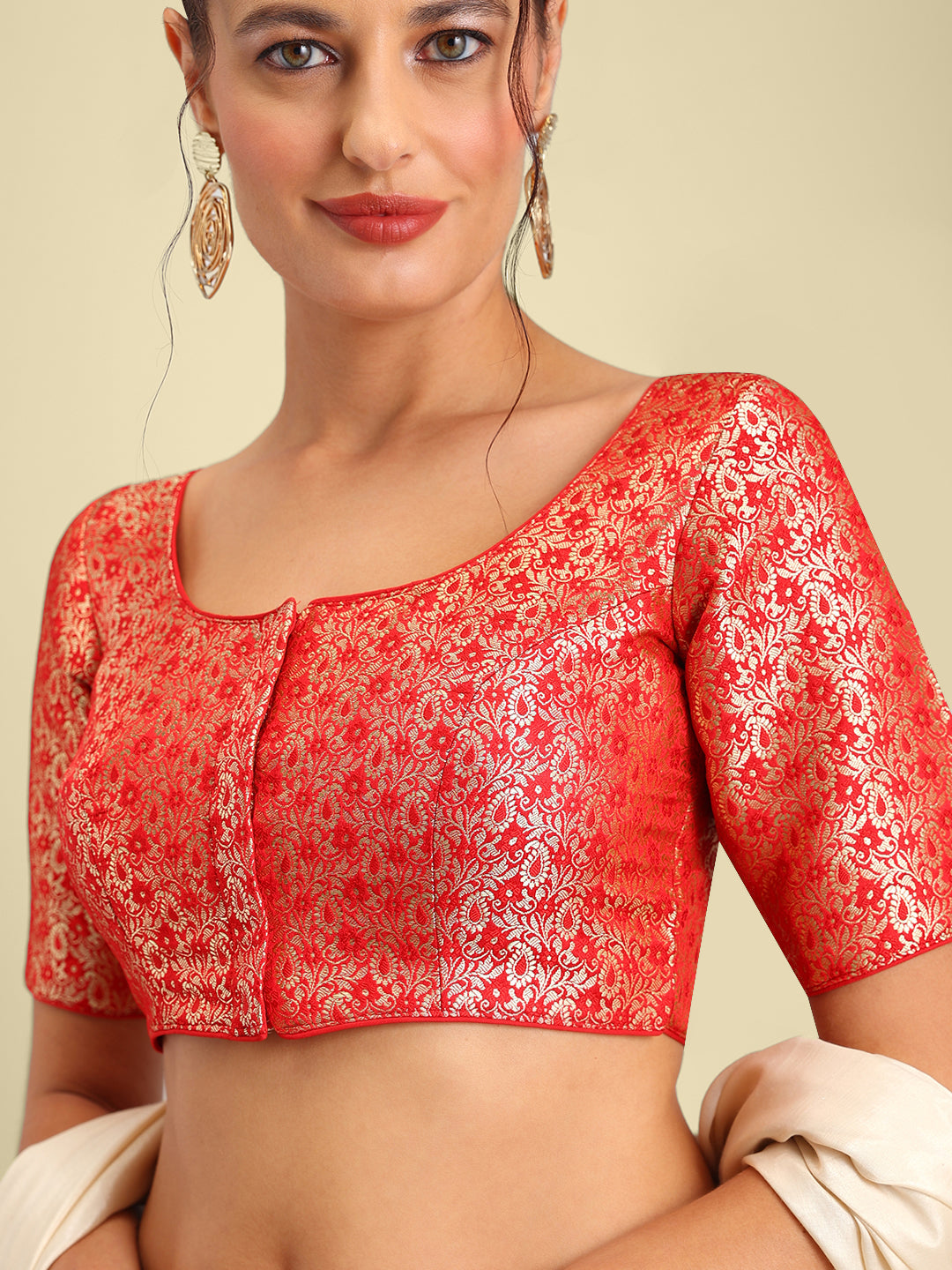 Women's Designer Brocade Saree Blouse