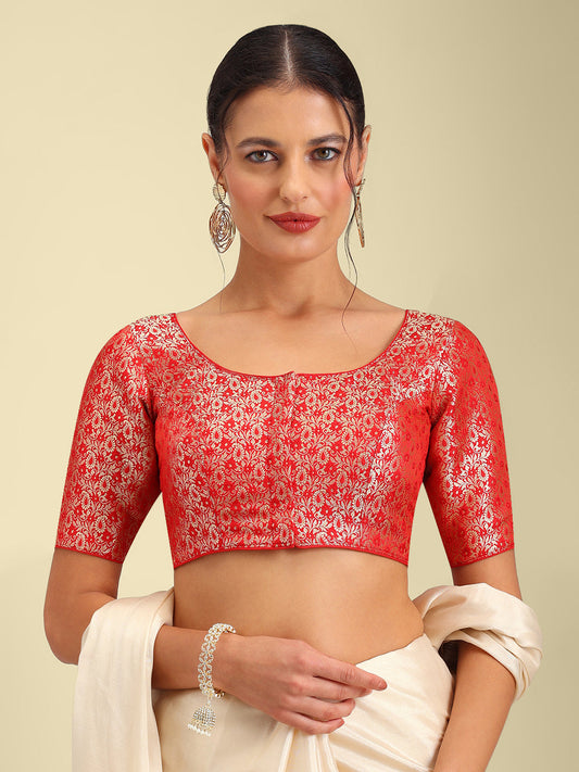 Women's Designer Brocade Saree Blouse
