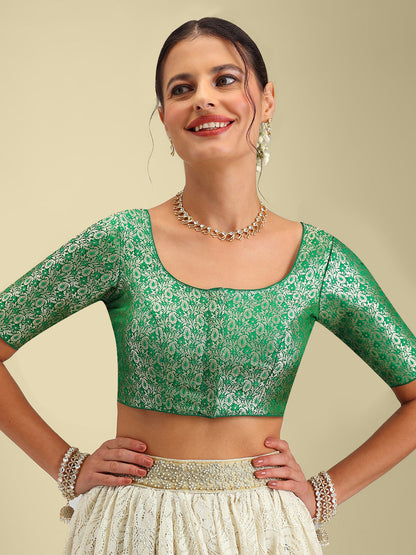 Women's Designer Brocade Saree Blouse