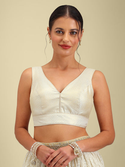 Women's Designer Brocade Saree Blouse