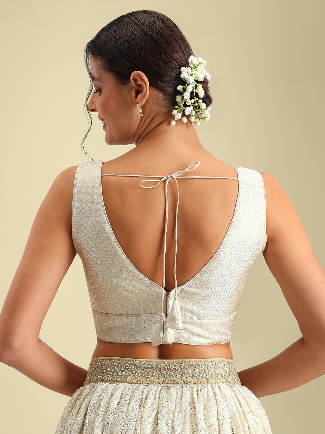 Women's Designer Brocade Saree Blouse