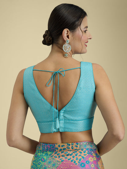 Women's Designer Brocade Saree Blouse