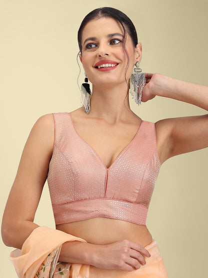 Women's Designer Brocade Saree Blouse