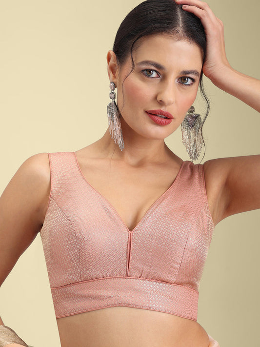 Women's Designer Brocade Saree Blouse